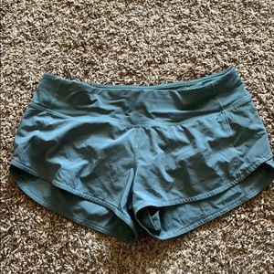 Lululemon shorts- light navy green